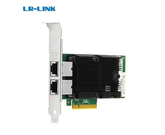 Двухпортовый медный сетевой адаптер 10G Ethernet PCIe x8 LR-Link LRES1025PT, фото 