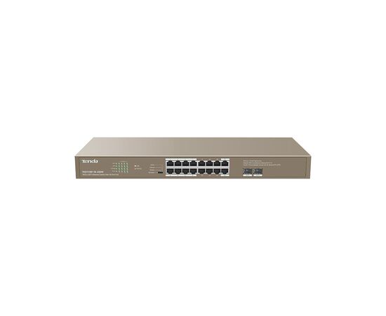 Коммутатор Ethernet TEG1118P-16-250W 16GE+2SFP с 16-портовым PoE, фото 