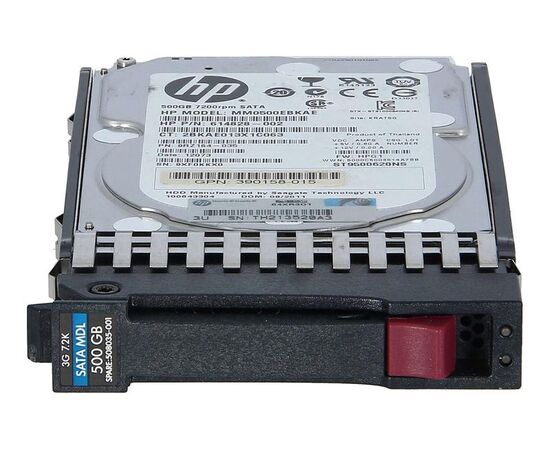 507750-B21 Жесткий диск HP 500GB 3G SATA 7.2k 2.5in MDL HDD, фото 