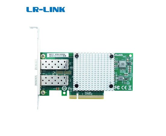 PCIe v3.0 x8 10-гигабитный 2-портовый серверный адаптер Ethernet LR-Link LREC9812BF-2SFP+ на базе Intel X710 2 x SFP +, фото 