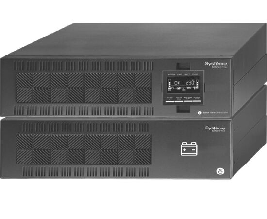 ИБП Systeme Electriс SRVSE10KRTXLI6U Smart-Save Online SRV, 10000VA/9000W, On-Line, Extended-run, Rack 6U(Tower convertible), LCD, Out: Hardwire, SNMP Intelligent Slot, USB, RS-232, фото 
