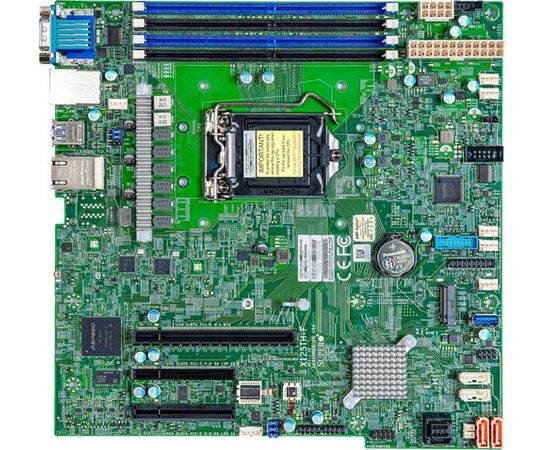 Материнская плата Supermicro X12STH-F Micro-ATX Single Socket LGA-1200 (Socket H5) для процессора Intel Xeon E-2300, фото 