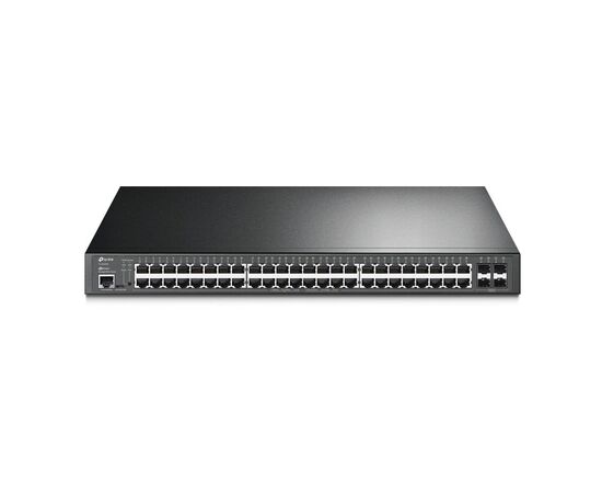 Управляемый коммутатор TP-Link TL-SG3452P JetStream уровня 2+ с 48 гигабитными портами PoE+ и 4 гигабитными портами SFP, фото 