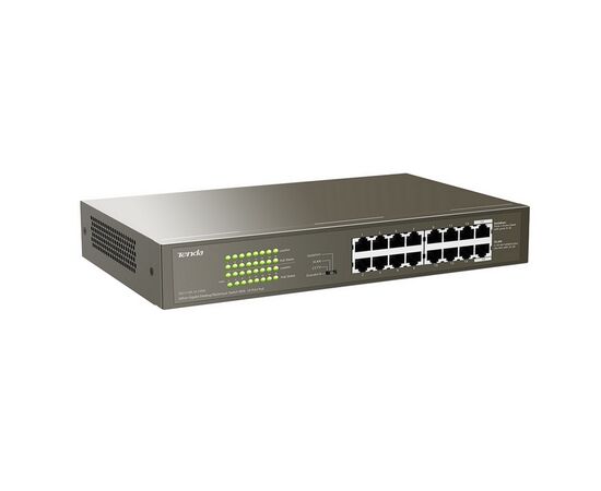 16-портовый PoE коммутатор Gigabit Ethernet Tenda TEG1116P-16-150W мощностью 1000 М, фото 