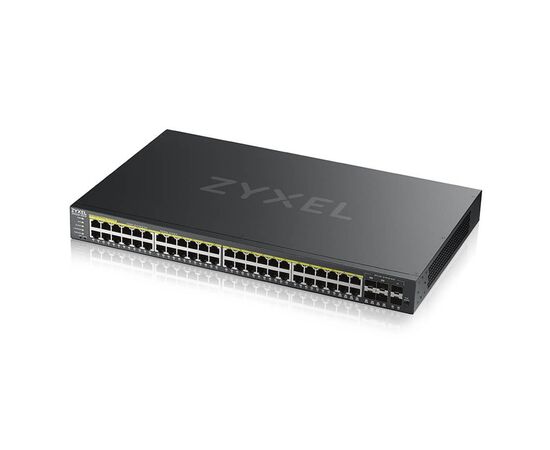 Коммутатора ZyXEL GS2220-50HP-EU0101F NebulaFlex Pro GS2220-50HP 48-PoE; Управляемый 50-ports, фото 