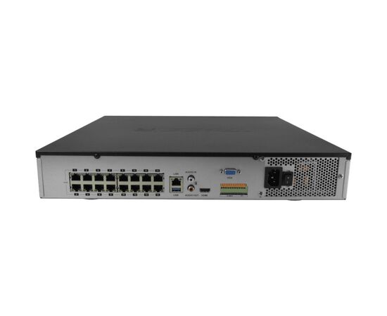 Cетевой 16-ти канальный видеорегистратор TRASSIR DuoStation 2416R-16P для IP-видеокамер с PoE, фото , изображение 2