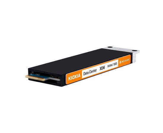 SSD диск Kioxia KXD6CRJJ1T92 1,92ТБ, NVMe PCIe 4.0, NVMe 1.3c E1.S, 9,5 мм с самошифрованием — серия XD6, фото 