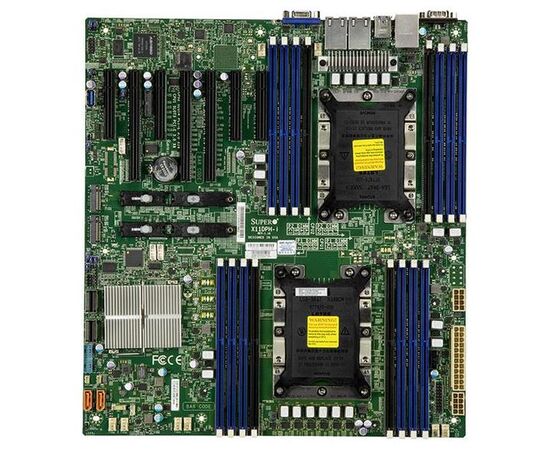 Материнская плата SuperMicro MBD-X11DPH-I-B E-ATX Intel C621 Dual Socket P (LGA 3647), 16 DIMM, 10 x SATA3; Dual LAN с 1GBase-T, фото 