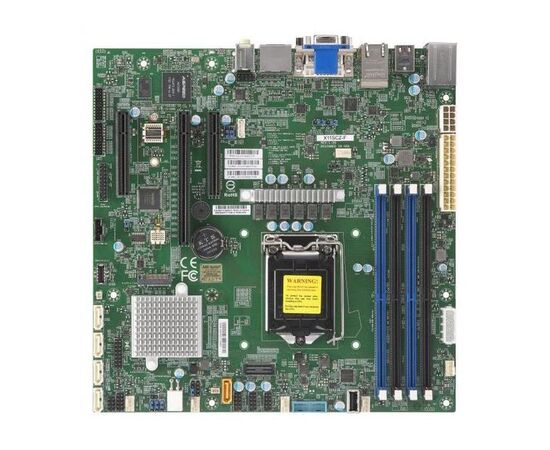 Материнская плата SuperMicro MBD-X11SPA-T-O E-ATX Single Socket P (LGA-3647) для масштабируемого процессора Xeon Gen2, поддерживает до 3 ТБ памяти ECC RDIMM в 12 слотах DIMM, набор микросхем Intel C621, встроенный 1 порт 1GbE, 1 порт 10GbE, фото 