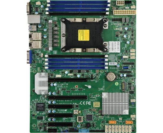 Серверная материнская плата Supermicro MBD-X11SPI-TF-B 1х Socket LGA3647 8LRDIMM DDR4/3DS LRDIMM DDR4/Registered DDR4 ATX, фото 