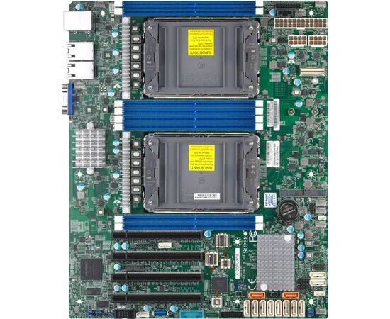 Материнская плата Supermicro MBD-X12DPL-NT6-B ATX для Dual Xeon Scalable Gen-3 с RDIMM до 2 ТБ в 8 слотах DIMM, фото 