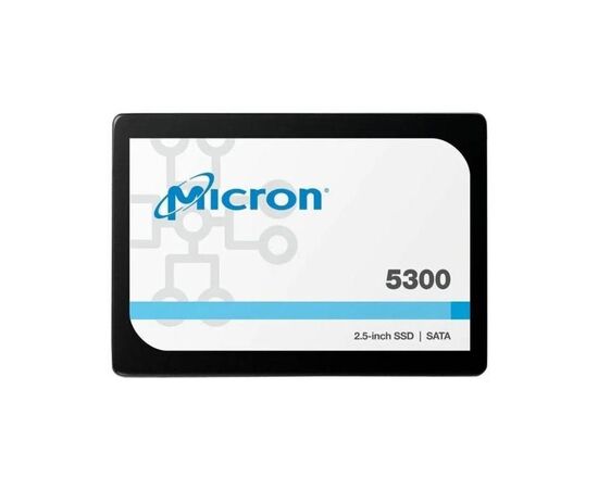 SSD диск для сервера Micron 5300 MAX Enterprise SSD 960GB MTFDDAK960TDT-1AW1ZABYYT 2.5" SATA 6Gb/s, 540/520, IOPS 95K/75K, MTTF 3M MTFDDAK960TDT 3D TLC, фото 