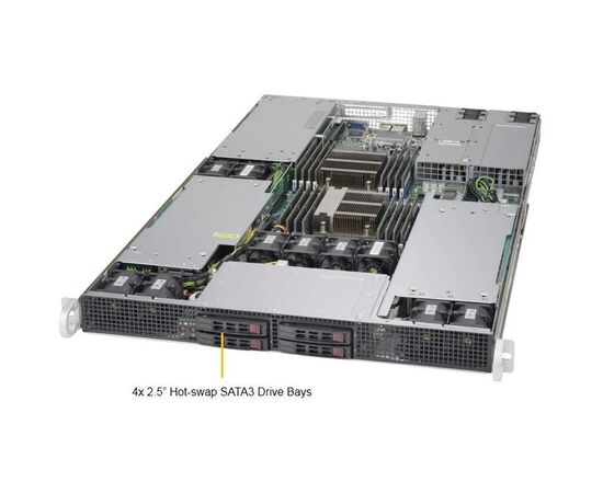 Серверная платформа Intel SuperMicro SYS-1028GR-TRT 1U, фото , изображение 2