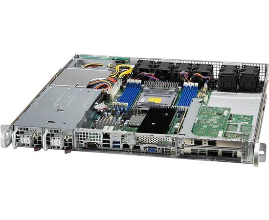 Серверная платформа SuperMicro SYS-110P-FDWTR Socket P+ (LGA-4189),8 модулей DIMM до 2 ТБ, 2 отсека для 2,5-дюймовых дисков, 1 M.2 NVMe или 1 M.2 SATA3, фото , изображение 2