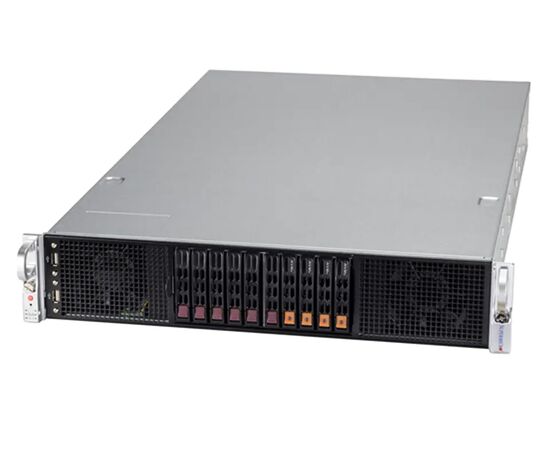 Серверная платформа SuperMicro SYS-220GP-TNR Dual Socket P+ (LGA-4189),16 слотов DIMM,6 слотов PCIe Gen 4.0 x16 FH, 10,5", До 2 PCIe Gen 4.0 x8 FH, фото 