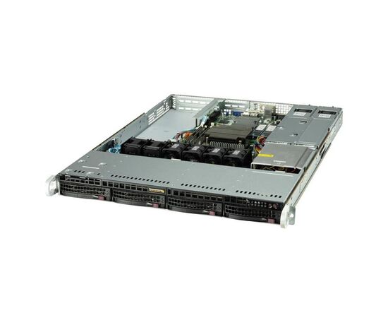 Серверная платформа SuperMicro SYS-510T-WTR Single Intel Xeon серии E-2300 и процессоры Pentium 10-го поколения, до 128 ГБ DRAM SATA3, NVMe M.2 Dual 10GbE, фото 
