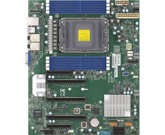 Материнская плата Supermicro MBD-X12SPI-TF-B ATX Single Socket LGA-4189 (Socket P+) для масштабируемых процессоров Intel Xeon 3-го поколения, фото 