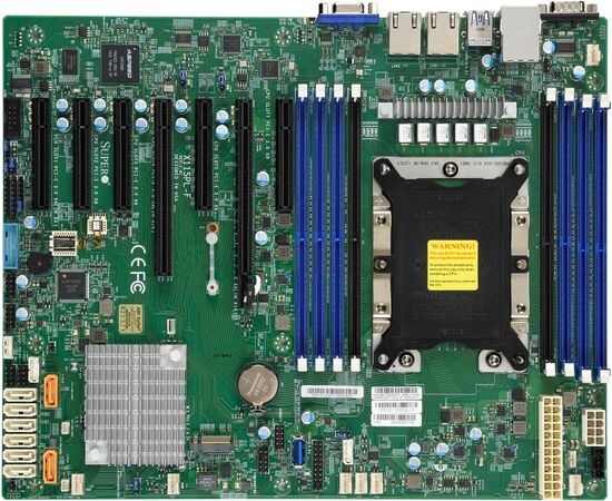 Материнская плата Supermicro X11SPL-F ATX для одного процессора Intel Xeon Scalable Gen2 Socket-3647, фото 