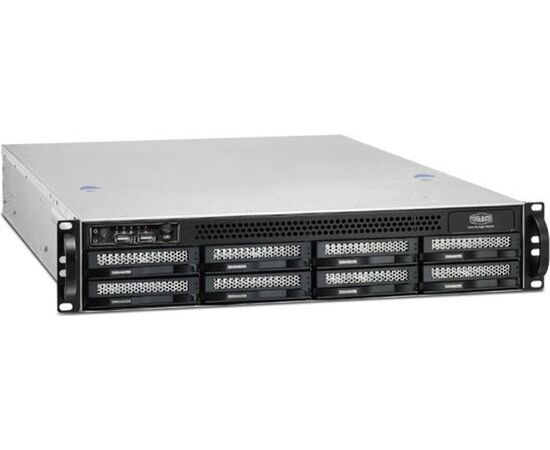 Система хранения данных TerraMaster U8-322-9100 4 порта 1 Гбит/с, 8 отсеков для HDD, 3.5"/2.5", Intel Core i3 9100 3600 МГц, 4 ядра, 8 Гб DDR4, 2U, фото 