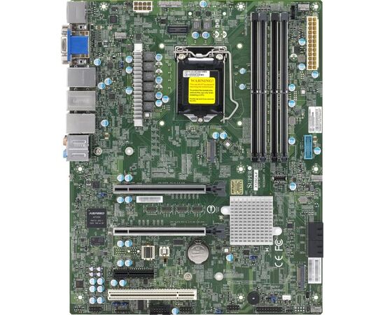 Материнская плата Supermicro X12SCA-F ATX Single Socket LGA-1200 (Socket H5) для процессоров Intel Xeon W-1200, фото 