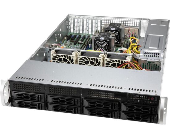 Сервер R100 IX-R100S-2378-S1 Intel Xeon E-2378, 64GB DDR4, RAID LSI 9440-8i, 2x960GB SATA SSD, 2x1Gbit Lan, 2x650W, RACK 2U, фото 