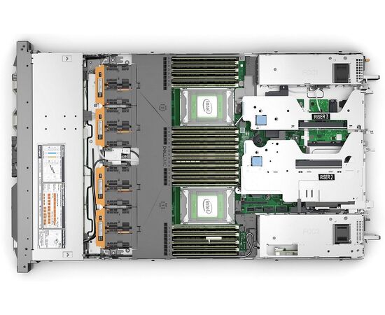 Сервер Dell PowerEdge R650 - 2 x Intel Xeon Gold 6326 / 512GB (8x64GB) DDR4-3200 / 10x2.5" / PERC H755 / SSD 2x480GB / 2x1GbE, 2x10Gbe, 2x25Gbe SFP / 2x1400W PS / Rack 1U, фото , изображение 2