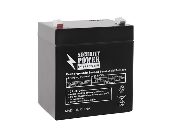 Аккумуляторная батарея для ИБП Security Power SP 12-4,5 12V/4.5Ah 7459, фото 