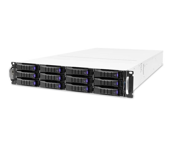 Сервер AIC RM300 2U, 12xLFF(Tri-mode)2x2.5", 2хIntel Xeon 6342, 512GB (8х64), 2х480GB SSD SATA, 10х18TB SATA HDD, IPMI, 2x1200W, SB202-A6_XP1-S202A607, фото , изображение 2