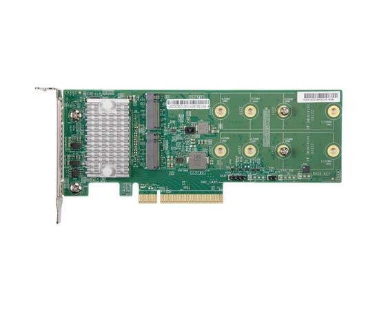 Контроллер Supermicro AOC-SLG3-2NM2 PCI Express Gen3 x8, Dual M-Key sockets (for 2x NVMe M.2 RAID), фото 