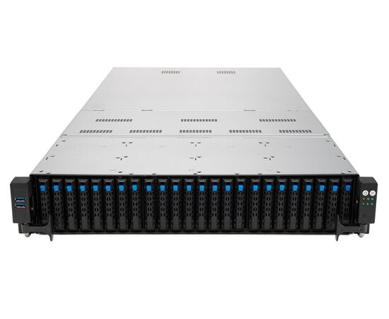 Высокопроизводительный сервер ASUS RM300 2хIntel Xeon 6342, 512GB(8х64GB), LSI 9560-16i, 2х480GB SSD SATA, 12х3.2TB SSD U.2 NVMe, 2x10GbE, IPMI, 2x1600W, RACK 2U, RS720-E10-RS24U-MS1, фото 