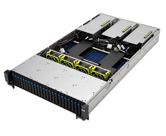 Высокопроизводительный сервер ASUS RM300 2хIntel Xeon 6342, 512GB(8х64GB), LSI 9560-16i, 2х480GB SSD SATA, 12х3.2TB SSD U.2 NVMe, 2x10GbE, IPMI, 2x1600W, RACK 2U, RS720-E10-RS24U-MS1, фото , изображение 4