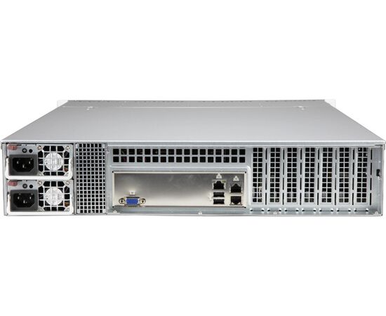 Сервер Supermicro R300 2xIntel Xeon Silver 4215R, 64GB RDIMM, 8x3.5", 2x480GB SSD, 2x2TB HDD SATA, 2x1GbE, 2x650W, Rack 2U, IX-R300-4215R-MS1, фото , изображение 2