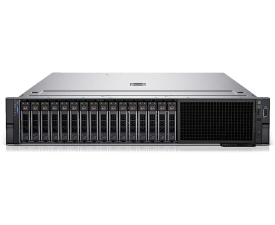 Сервер Dell PowerEdge R750 - 2 x Intel Xeon 4309Y, 128GB (4x32GB), 16x2.5"SFF, RAID PERC H755, 2x480GB SATA SSD, 2x1.2TB SAS HDD, 2x1GbE, 2x1400W PS, Rack 2U, фото 