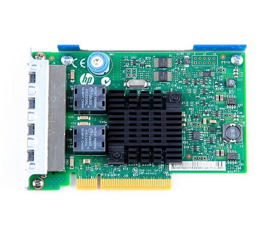 Серверный сетевой адаптер Ethernet HPE 366FLR 1Гб/с RJ-45 4-port 665240-B21, фото , изображение 2