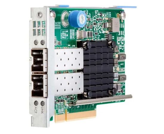 Сетевой адаптер HPE P08440-B21 Ethernet, 10 Гбит/с, двухпортовый PCI Express 3.0 x8 FLR-SFP+ для серверов ProLiant поколения 10, фото 