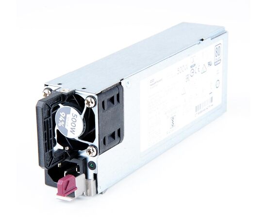 Серверный блок питания HPE Flexible Slot DL360/380 Gen10 80+ Platinum 500Вт, 865408-B21, фото 