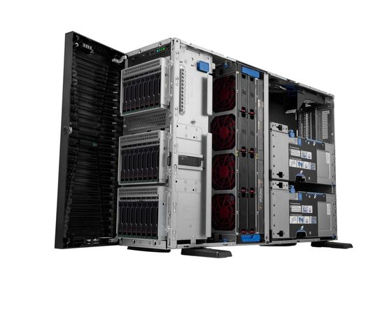 Сервер HPE ProLiant ML350 Gen11 / Intel Xeon Gold 5418Y / 32GB (1x32GB) / 8x2.5" HDDs / HPE MR408i-o x8 4GB RAID / 4x1Gb RJ45 / 1x1000W / Tower4U, P53571-421, фото , изображение 3