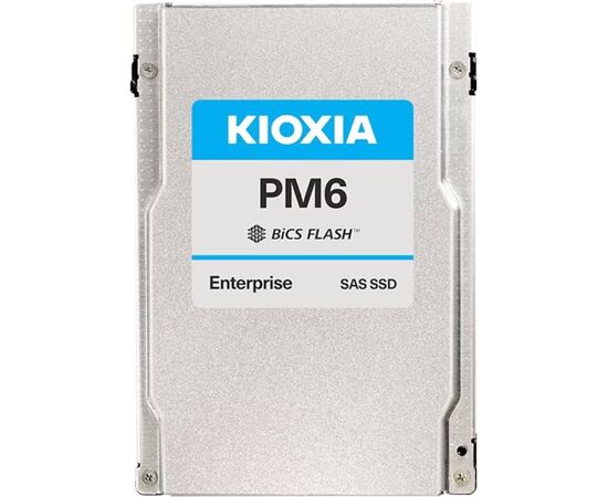 SSD диск Kioxia PM6-R 7.68ТБ KPM61RUG7T68 2.5", SAS, 3D TLC, фото 
