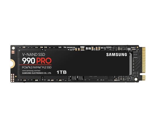 SSD диск Samsung 990 Pro Black Client 1TB MZ-V9P1T0B/AM М.2, PCIe 4.0 x4, NVMe 2.0, Samsung V-NAND 3-битный MLC, фото 
