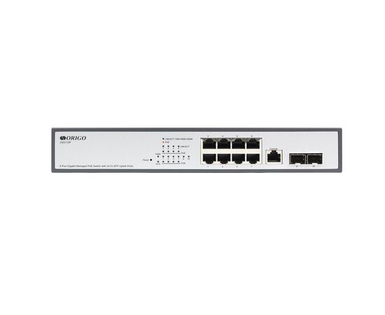 Управляемый L2 PoE-коммутатор ORIGO OS3110P/135W/A1A 8x1000Base-T PoE+, 2x1000Base-X SFP, PoE-бюжет 135 Вт, фото 