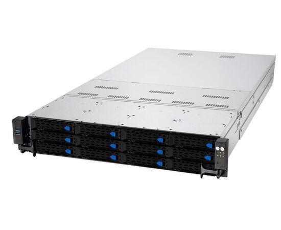 Производительный сервер для 1С ASUS RM300 2хIntel Xeon 5317, 256GB(8х32GB), 2х480GB SSD SATA, 2х1.6TB SSD U.2 NVMe, 2x1GbE, IPMI, 2x1600W, RACK 2U, RS720-E10-RS12-MS1, фото 