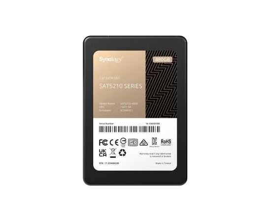 SSD диск Synology 480GB SAT5210-480G 2.5", SATA 3.0, фото 