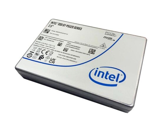 SSD диск Intel D7-P5520 7.68TB SSDPF2KX076T1N1 2.5", U.2, Gen4 x4, 3D TLC, фото 