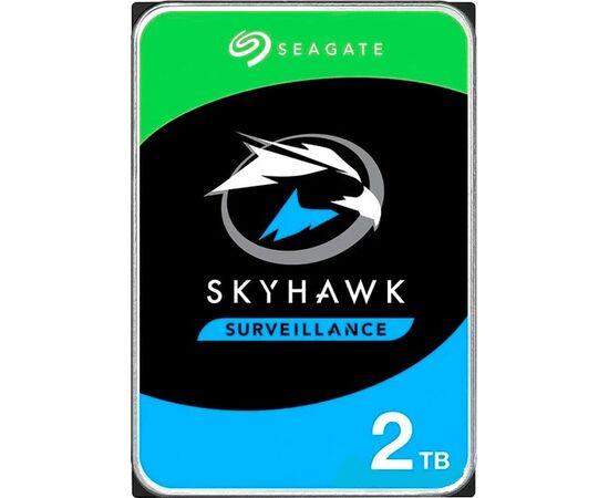 Жесткий диск Seagate ST2000VX017 SkyHawk Surveillance 3.5" 2 Тб ST2000VX017 SATA 6Gb/s (SATA-III), фото 