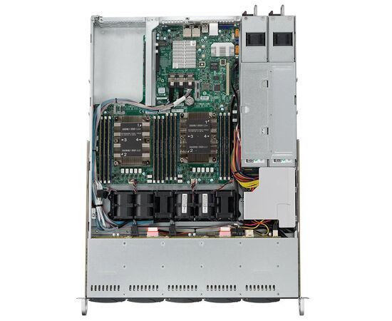 Сервер Supermicro R300 2xIntel Xeon Silver 4215R, 64GB RDIMM, 10x2.5", 2x480GB SSD+2x1.92TB SSD, 2x10GbE, 2x750W, Rack 1U, SYS-1029P-WTRT-MS1, фото , изображение 3