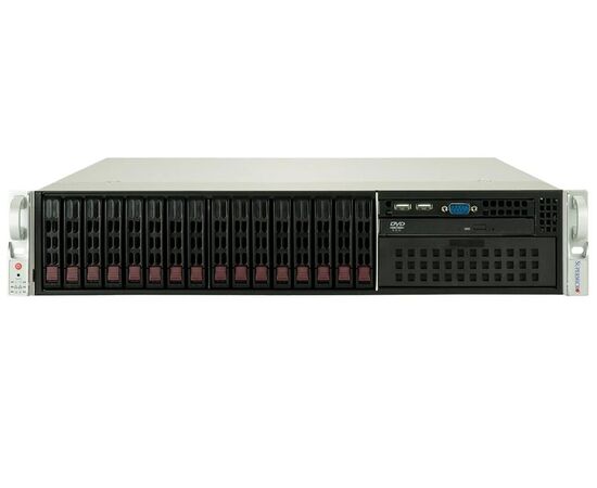 Высокопроизводительный сервер Supermicro R300 2xIntel Xeon Gold 6226R, 512GB DDR4-3200, 16x2.5"HDDs, RAID LSI3108, 2x480GB SATA SSD, 8x1.92TB SSD SATA, 2x10GbE, 2x1200W PS, Rack 2U SYS-2029P-C1RT-MS1, фото 