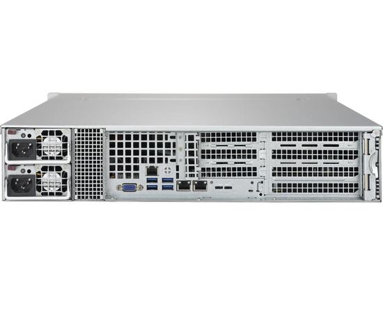 Высокопроизводительный сервер Supermicro R300 2xIntel Xeon Gold 6226R, 128GB DDR4-3200, 8x3.5"HDDs, 2x480GB SATA SSD, 2x1.92TB SSD SATA, 2x1GbE, 2x1000W PS, Rack 2U SYS-6029P-WTR-MS1, фото , изображение 2