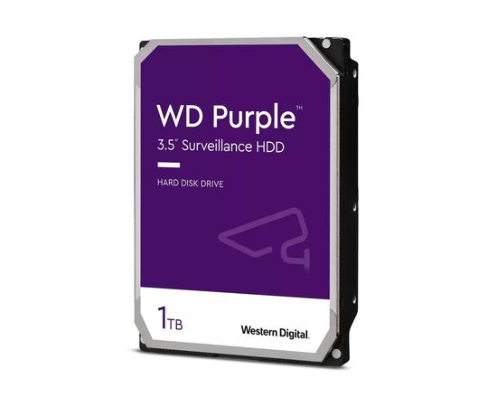 Жесткий диск WD Purple 1TB WD11PURZ 3.5" SATA 3.0 (6Gbps), 64 МБ, 5 400 об/мин, фото 