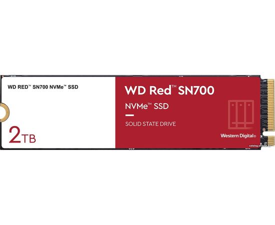 SSD диск WD Red SN700 2TB WDS200T1R0C M.2 2280, PCI Express 3.0 x4, фото 