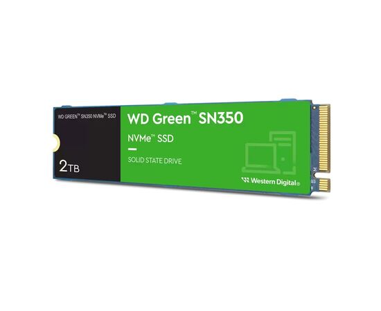 SSD диск WD Green SN350 2Tb WDS200T3G0C M.2 2280, PCI Express 3.0 x4, фото 